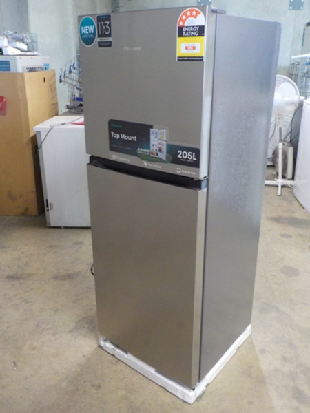 Item 2874 Brand NEW!!! Hisense 205L Fridge Freezer63019081147266113