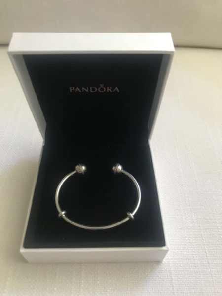 pandora moments shooting star open bangle