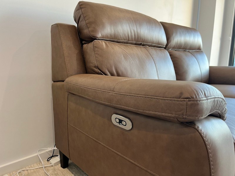 Nick Scali 2.5 seater leather recliner 62863376826497113