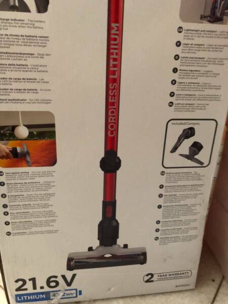 BLACK AND DECKER 21.6V 3- In-1 Cordless Stick Vacuum, 2 Speed Setting63018173164675113