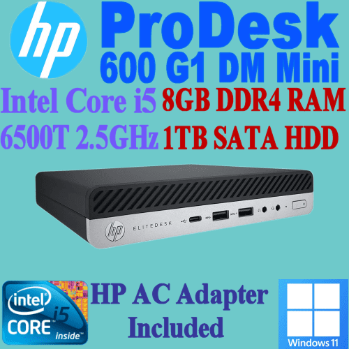 Hp Prodesk 600 G3 Desktop Mini Pc Core I5 6500t 2 5ghz 8gb 1tb Win 11 Desktops Gumtree Australia Whitehorse Area Nunawading