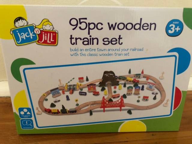 wooden train set brands