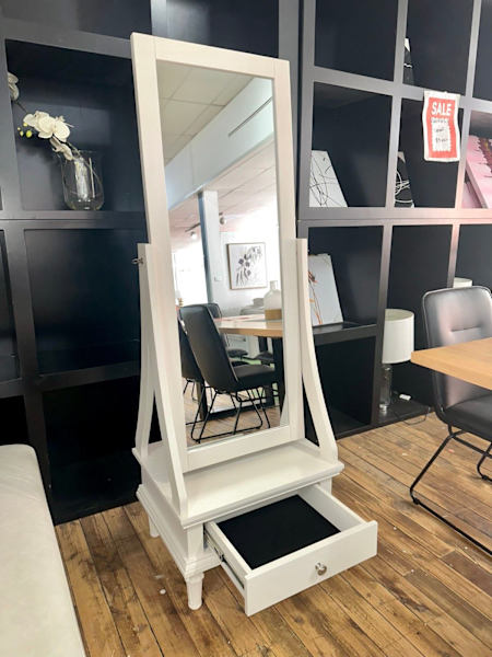 Cheval Mirror with Drawer62863376511107112