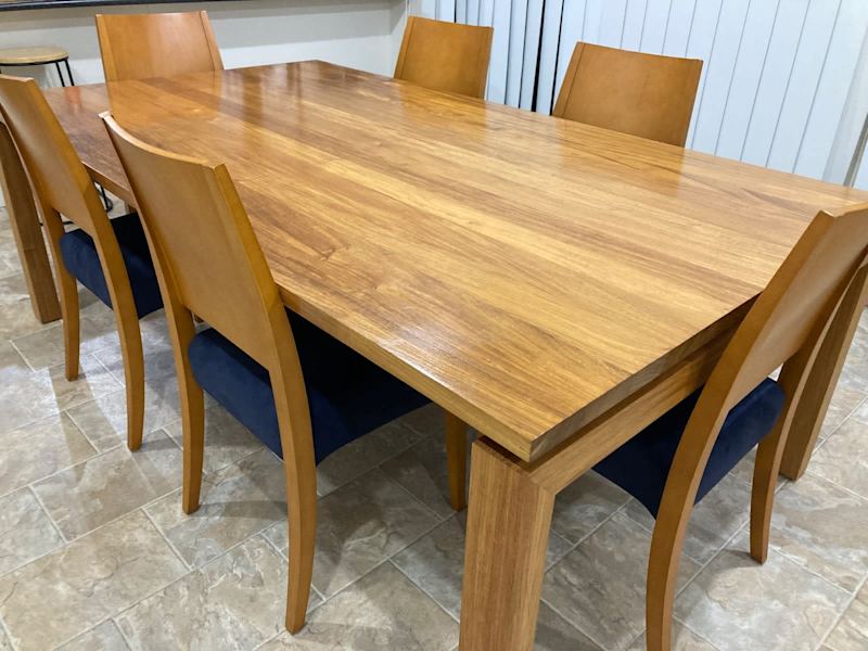 Dining Table & 6 Chairs - Custom Made62863375684865111
