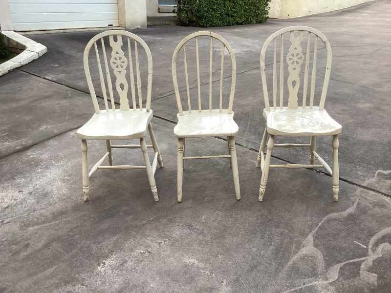 3 antique wooden chairs 300 each62863376789250111