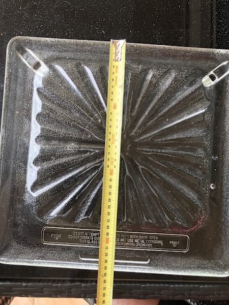 Microwave Square Tray W 368 mm  x 345 mm deep63444044342658111