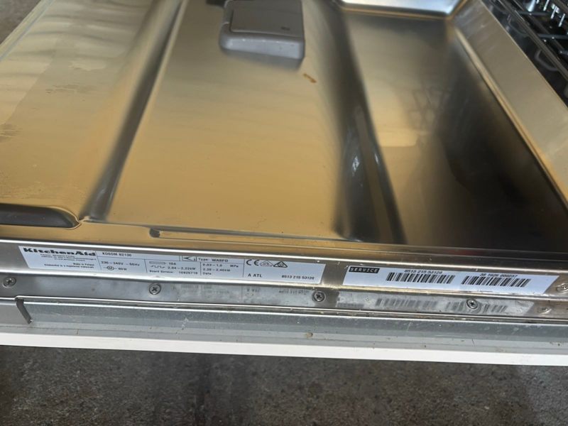 KitchenAid integrated dishwasher63016058164737112
