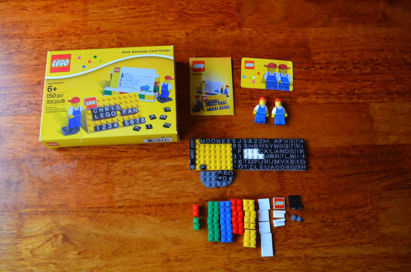 Lego business card discount holder