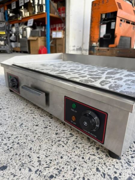 COMMERCIAL LARGE 73CM ELECTRIC GRIDDLE HOTPLATE STAINLESS STEEL63021731479169114