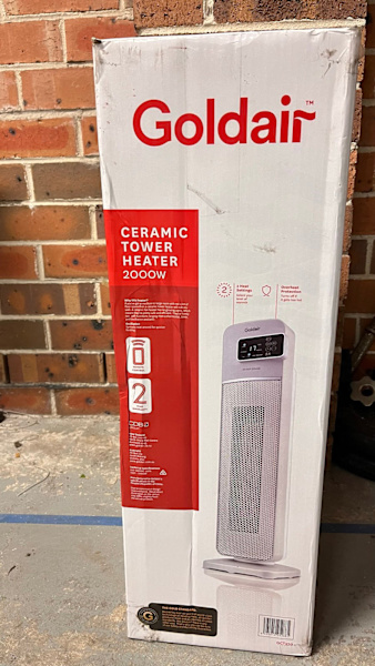 Goldair ceramic tower heater 2000w for sale  with remote control63470145219457110