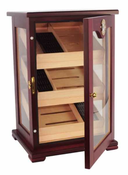 Elegant 150+ CT Count Cigar Humidor Humidifier Wooden Case Box NEW630190754854431128
