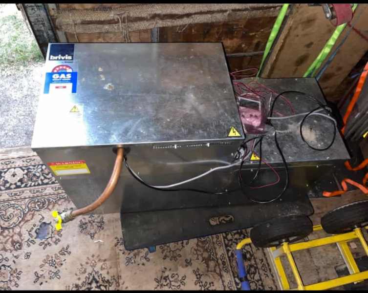 As new Brivis SP521 Gas HEATER 21.0kW / Indoor UNIT / Delivery63022179350146113