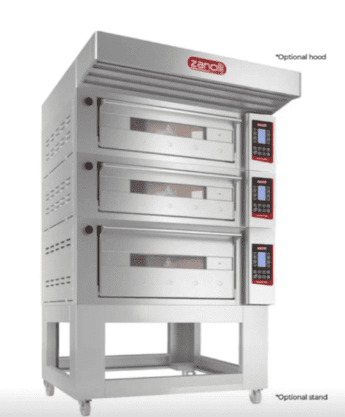 Zanolli POM2E06A+POM2E04A-3 Polis Triple Deck Oven - Rent or Buy630119908631061126