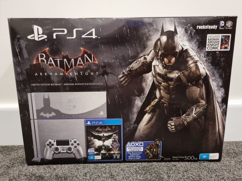 PS4 Console 500GB Batman Arkham Knight Bundle Limited Edition | Playstation  | Gumtree Australia Marion Area - Glengowrie | 1309946360