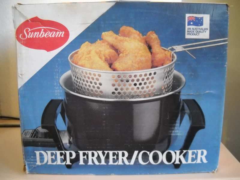 Vintage Sunbeam 5 Litre 1800 Watt Deep Fryer / Cooker With Recipe Book63444074790657110