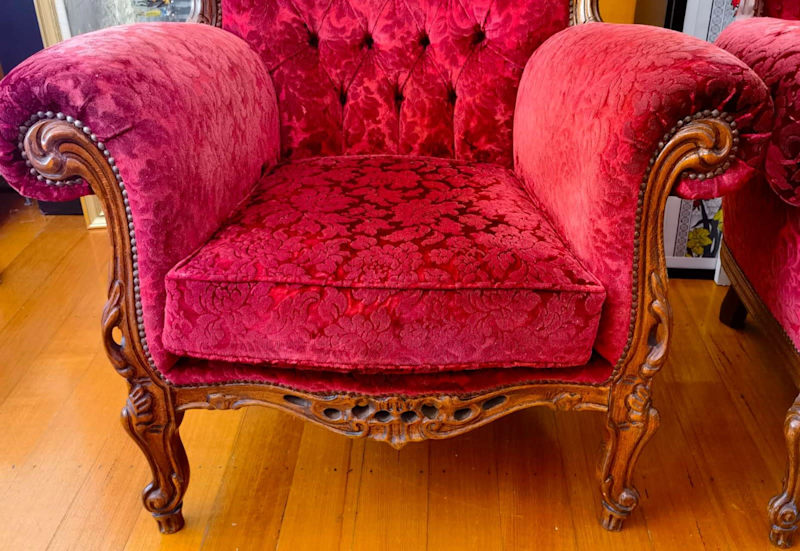 Pair Vintage Baroque-Style Arm Chairs62864722563841111