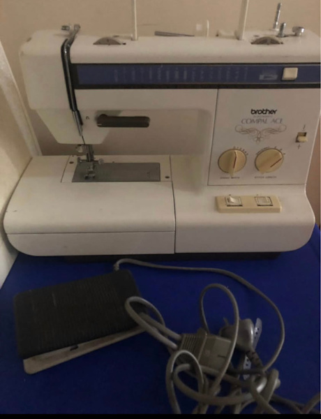 Brother sewing machine with manual 63443751388163110