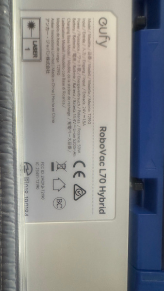 Robovac Eufy L70 Hybrid63443663204609111