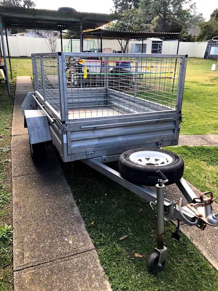 7x4 galvanised cage trailer hire $50 a day !!!62937622030849112