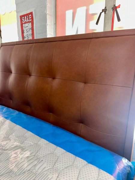 Remi Leather Queen Gaslift Bed62863375424771112