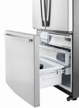 WESTINGHOUSE FRENCH DOOR STAINLESS STEEL FRIDGE : WHE6000SB.      A63442770259073112