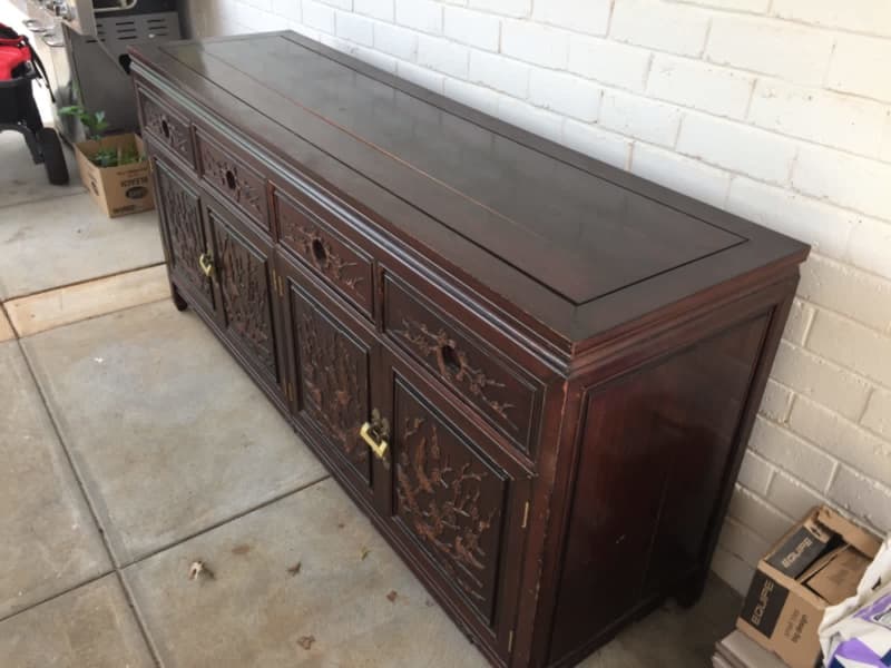 rosewood buffet table