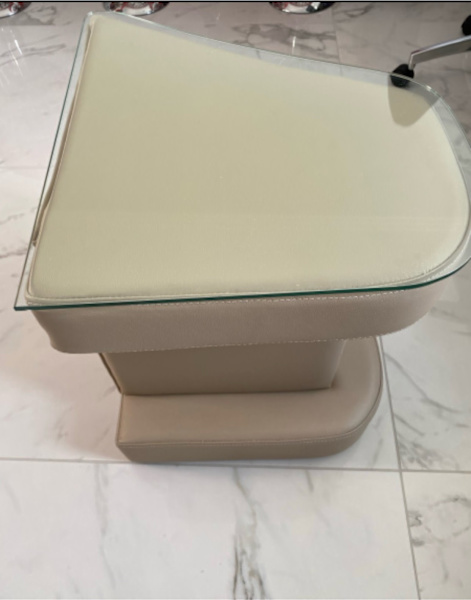 2 side tables - 2 side tables with toughened glass top $8562863413166722112