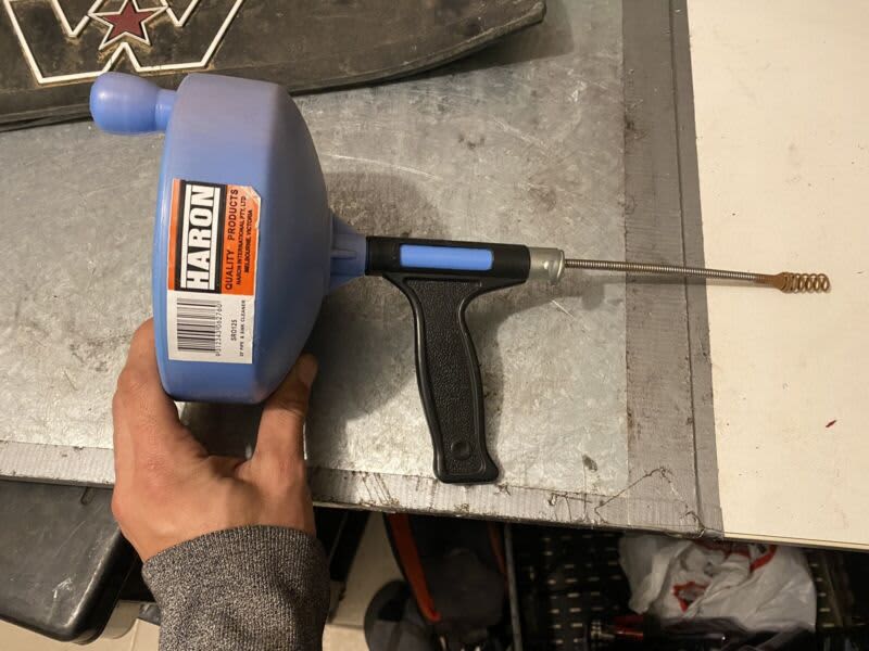 Pipe cleaner / 25 inch / Canister Auger / cleaning clogged drains63440339747713114