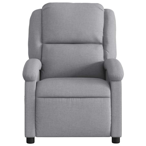 Electric Massage Recliner Chair Light Grey Fabric62863380576770113