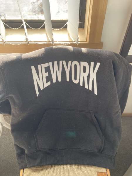 Brandy Melville New York Zip Up Hoodie Black Size L - $50 (37% Off