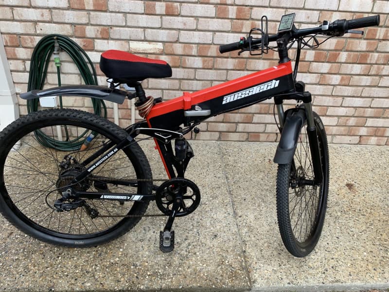 thunder electric folding mountain bike