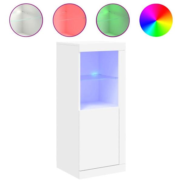 Sideboard with LED Lights White 41x37x100 cm62863374125442114