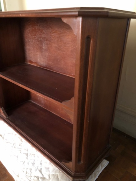 Solid timber 2 shelf bookcase62863840755714111