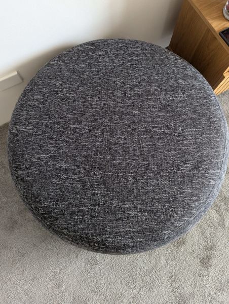 Freedom Furniture Large Oversized Round Slate Ottoman62863412170627112