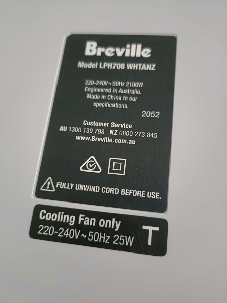 Breville The AirRounder Plus Connect Heating & Cooling Purifier White63443751119617114