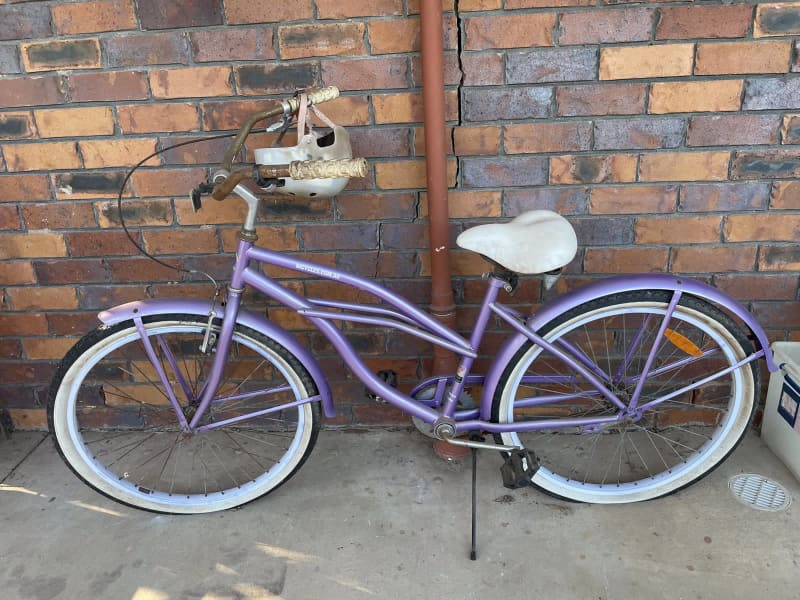 womens purple cruiser bike
