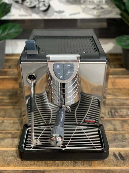 NUOVA SIMONELLI OSCAR II 1 GROUP BRAND NEW STAINLESS & BLACK ESPRESSO63442156209027112
