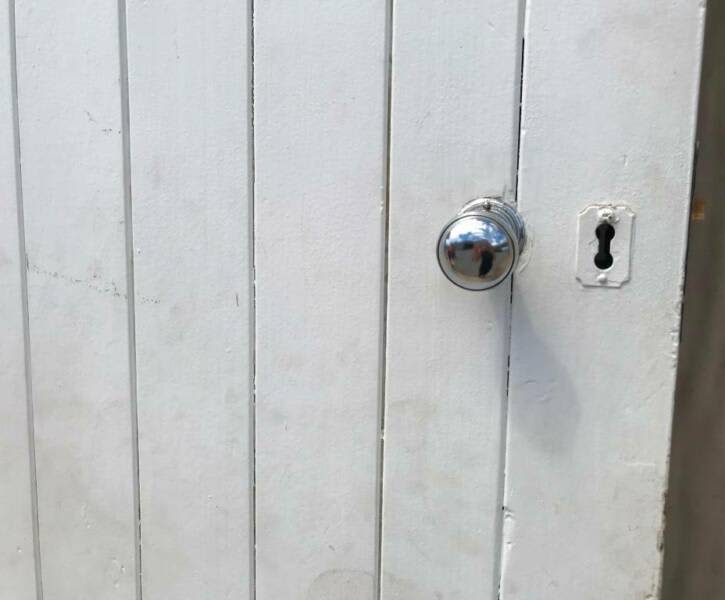 External Door with Vintage Handle - 2025 x 800 x 35 mm63006235673731111