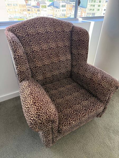 Beautiful leopard print arm chair62863410384514113