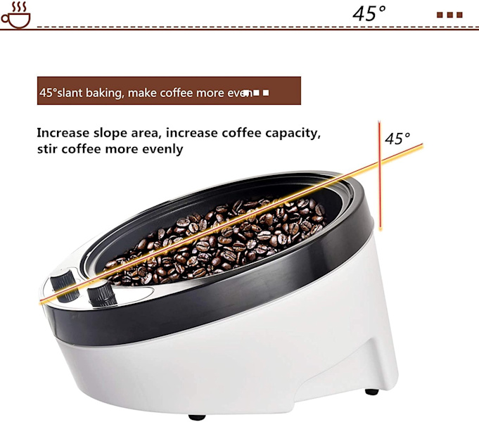Electric Coffee Bean Roaster Household Nuts Bean Baker Popcorn Roast630195325616671123