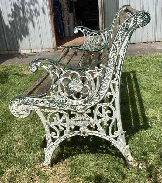 cast iron chair ends