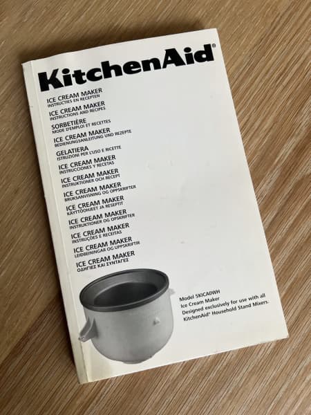 Instructions for kitchenaid ice cream online maker