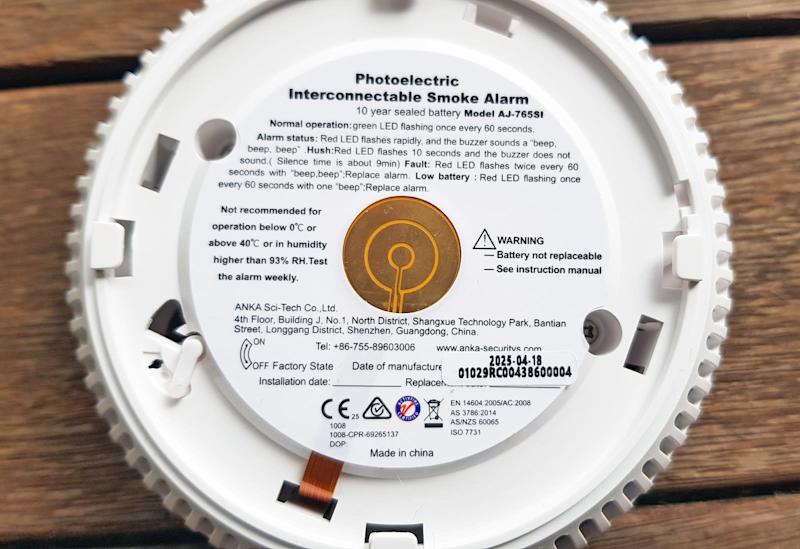 New Smoke Alarms Wireless Interconnected Ready-Paired w/10yr Battery63012444397442111