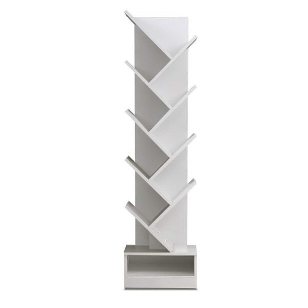 Tree Bookshelf 9 Tiers - ECHO White62863377597059111