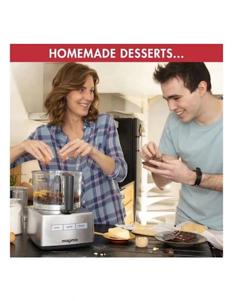 NEW QUALITY MAGIMIX Food Processor 5200XL in Matt Chrome RRP $1100.0063021734065921113