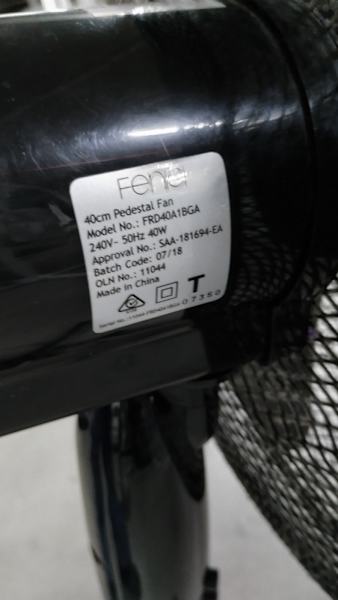 Standing black fan Fenia brand for sale63612128628481112