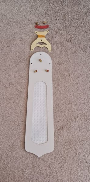 Ceiling fan blade white gold wooden with screws replacement630147098283541116