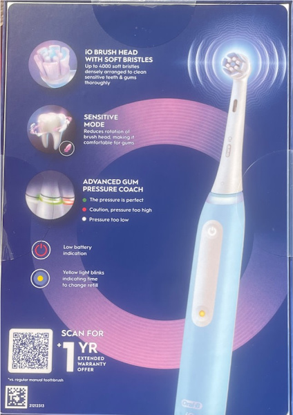 Oral B io3 Electric Toothbrush - BRAND NEW IN BOX UNOPENED. 63021730773761111