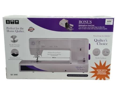 Sewing Machine Quilters Choice Quilting Machine White 002300764669630142372355851122