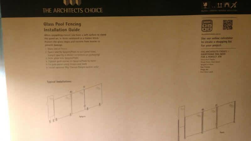 Balustrade or Pool Fencing Glass 1300 x 1200 x 12 Safety Glass630119921057291122